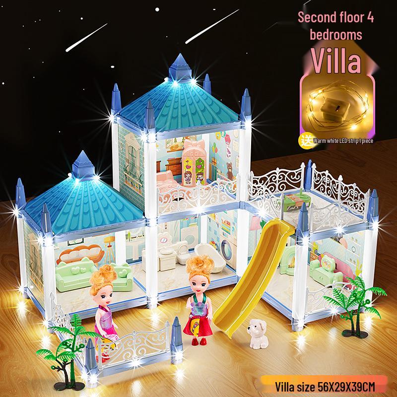 Набор игрушечных строительных блоков для сборки миниатюрной хижины-виллы своими руками
Набор игрушечных строительных блоков для сборки миниатюрной хижины-виллы своими руками