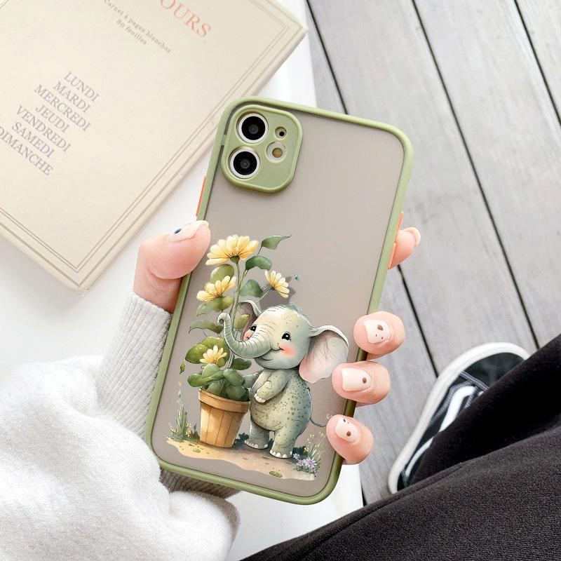 Cute Cartoon Elephant Animals And Potted Plant Phone Case For iPhone 16 15 14 Plus 13 12 Mini 11 Pro MAX XS XR X 7 8 Plus Cover iphone 12mini
Cute Cartoon Elephant Animals And Potted Plant Phone Case For iPhone 16 15 14 Plus 13 12 Mini 11 Pro MAX XS XR X 7 8 Plus Cover iphone 12mini