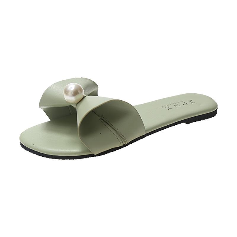 Летние новые шлепанцы с открытым носком и жемчужным бантом на плоской подошве, милая пляжная обувь 40 светло-зеленый
Летние новые шлепанцы с открытым носком и жемчужным бантом на плоской подошве, милая пляжная обувь 40 светло-зеленый