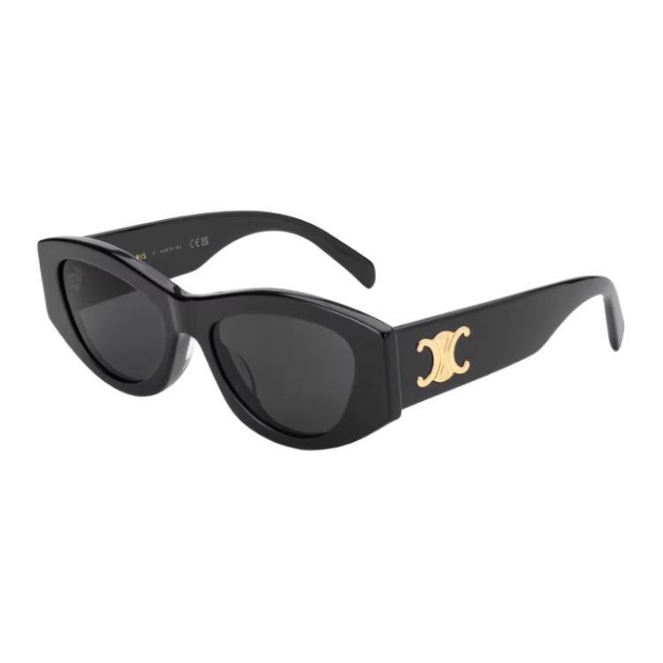 Celine Logo Design Oval Sunglasses Unisex sunglasses Glossy-Black CL40308U_5501A Brown Eyeglass Pouch
Celine Logo Design Oval Sunglasses Unisex sunglasses Glossy-Black CL40308U_5501A Brown Eyeglass Pouch