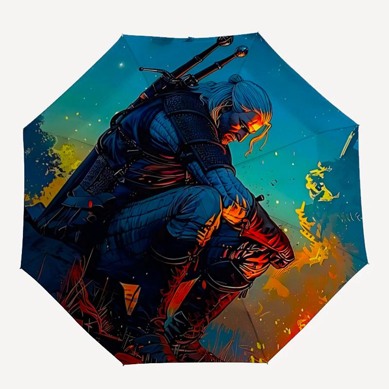 1pc The Witcher Automatic Opening/closing Umbrella, Windproof, Foldable Sunshade, Perfect Gift for Friends, Durable Handle y250812120
1pc The Witcher Automatic Opening/closing Umbrella, Windproof, Foldable Sunshade, Perfect Gift for Friends, Durable Handle y250812120
