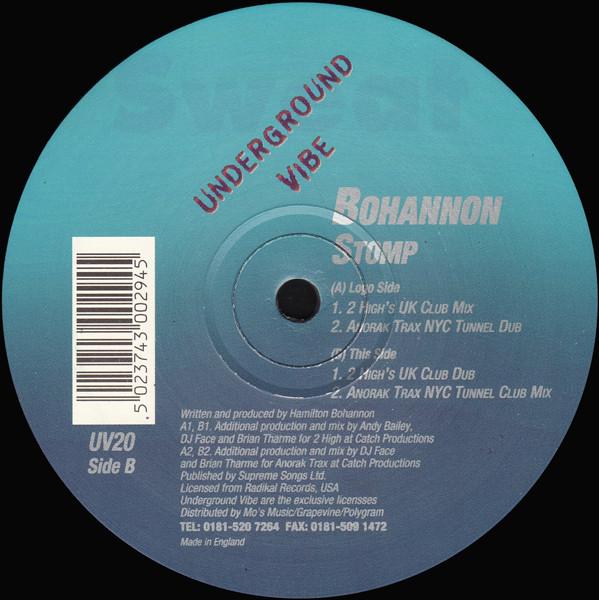 12inch Record HAMILTON BOHANNON - Stomp UV20 Underground Vib 1996 UK Dance & Electronica Used
12inch Record HAMILTON BOHANNON - Stomp UV20 Underground Vib 1996 UK Dance & Electronica Used
