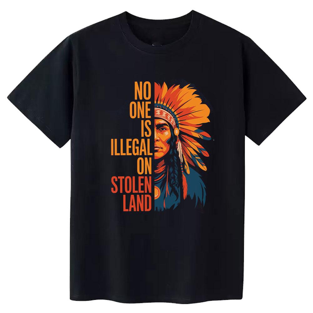 No One Is Illegal on Stolen Land TShirt Woman Man Casual Cotton Graphic T Shirts Creative Streetwear Camisetas Tops Tee 4XL
No One Is Illegal on Stolen Land TShirt Woman Man Casual Cotton Graphic T Shirts Creative Streetwear Camisetas Tops Tee 4XL