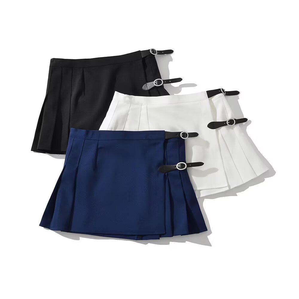Spring 2025 Women s Slim High-Waist Pleated Skirt with Double Belt Buckle M темно-синий
Spring 2025 Women s Slim High-Waist Pleated Skirt with Double Belt Buckle M темно-синий
