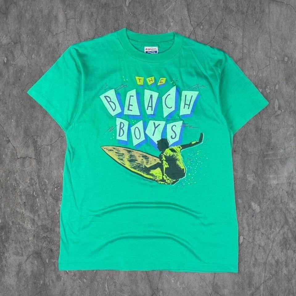 VTG 1986 Beach Boys Band Tee Teal Hanes 50/50 T-Shirt Sz L L
VTG 1986 Beach Boys Band Tee Teal Hanes 50/50 T-Shirt Sz L L