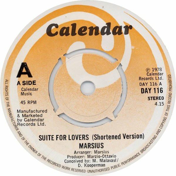 7-дюймовая пластинка MARSIUS Suite For Lovers Сокращенная версия DAY116 Календарь 1978 Великобритания Танцевальная Электроника Б/У
7-дюймовая пластинка MARSIUS Suite For Lovers Сокращенная версия DAY116 Календарь 1978 Великобритания Танцевальная Электроника Б/У