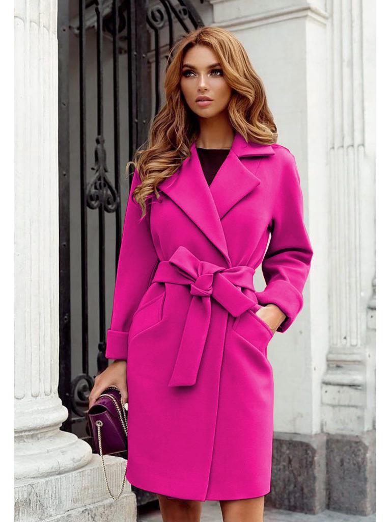 2024 Autumn/Winter Fashion: Wool Blend Overcoat with Stand-up Collar and Slimming Waist Belt XL рожевий червоний колір
2024 Autumn/Winter Fashion: Wool Blend Overcoat with Stand-up Collar and Slimming Waist Belt XL рожевий червоний колір
