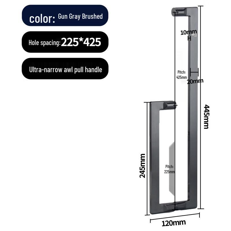 Jundingying 304 Stainless Steel L-shaped Shower Door Handle
Jundingying 304 Stainless Steel L-shaped Shower Door Handle