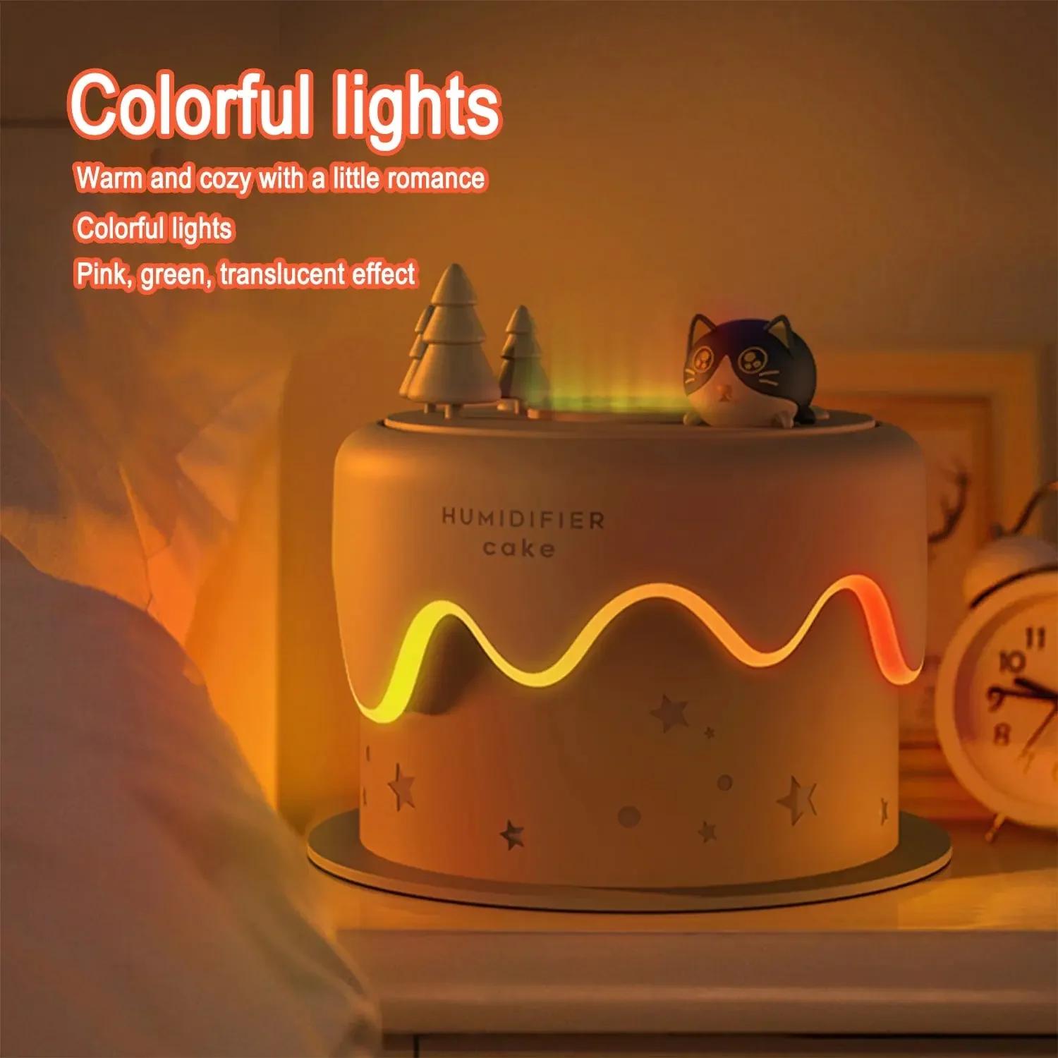 300ml Capacity Humidifier Cat Cupcake Shape Humidifier Silent Fog Volume Humidifier with Colorful Lights for Home Office Bedroom
300ml Capacity Humidifier Cat Cupcake Shape Humidifier Silent Fog Volume Humidifier with Colorful Lights for Home Office Bedroom