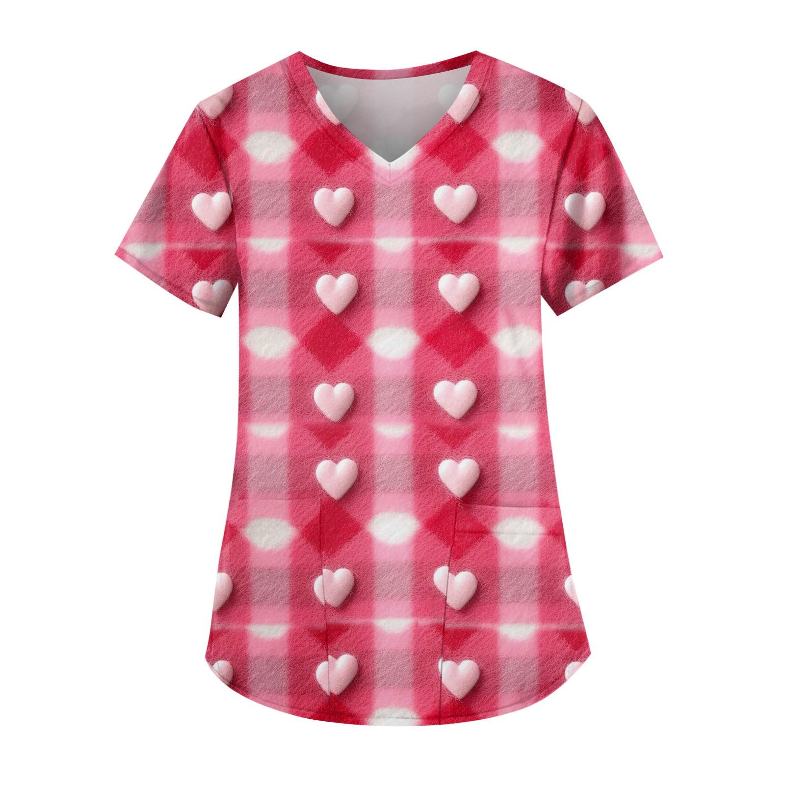 Женские модные комбинезоны с коротким рукавом и V-образным вырезом, с карманами, напечатанные топы ко Дню святого Валентина, одежда L красный
Женские модные комбинезоны с коротким рукавом и V-образным вырезом, с карманами, напечатанные топы ко Дню святого Валентина, одежда L красный