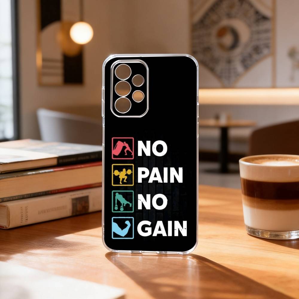 No Pain No Gain Gym Phone Case Transparent Silicone Soft For Samsung S25,S24,S21,S22,S23,S30,Ultra,S20,Plus,Fe Samsung S20fe
No Pain No Gain Gym Phone Case Transparent Silicone Soft For Samsung S25,S24,S21,S22,S23,S30,Ultra,S20,Plus,Fe Samsung S20fe