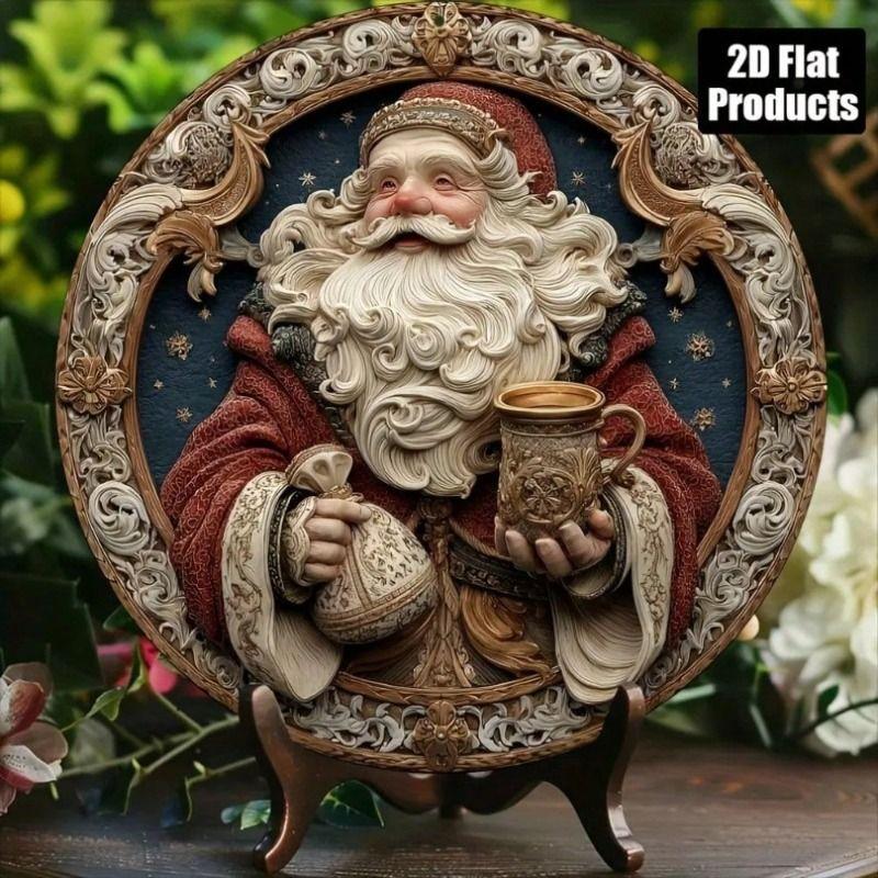 Vintage Santa Claus Metal Poster, Christmas Wall Decor Aluminium Sign 8x8 Inch for Kitchen
Vintage Santa Claus Metal Poster, Christmas Wall Decor Aluminium Sign 8x8 Inch for Kitchen