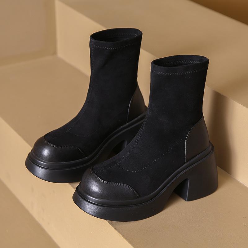 Короткие сапоги женские осень и зима 2024 новые высокие эластичные сапоги тонкие сапоги толстый каблук толстая подошва средние матерчатые сапоги 40
Короткие сапоги женские осень и зима 2024 новые высокие эластичные сапоги тонкие сапоги толстый каблук толстая подошва средние матерчатые сапоги 40