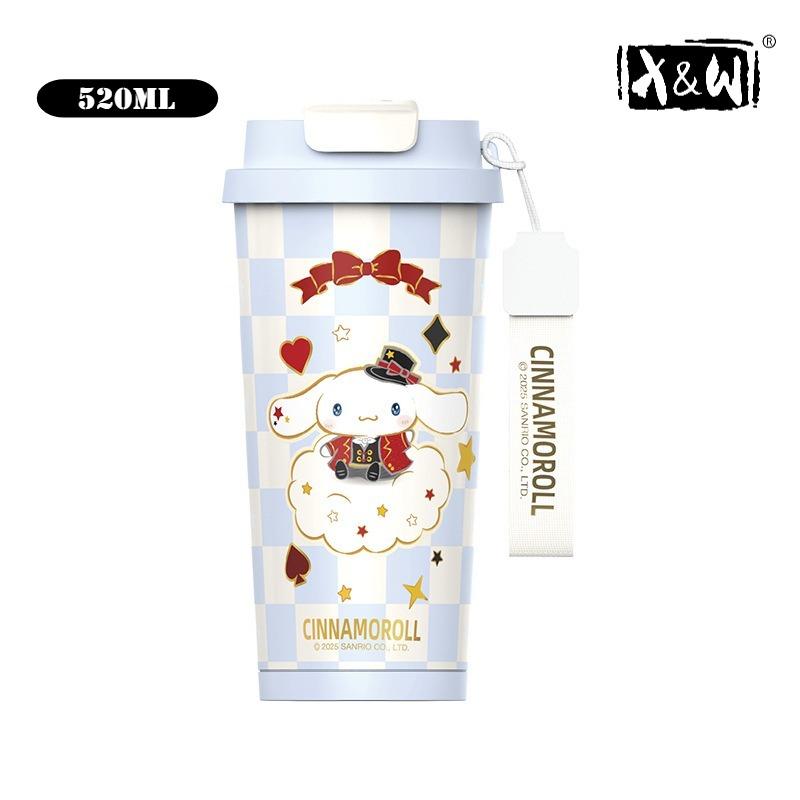 X&W 520mL Sanrio Office Thermos 316 Stainless Steel Vacuum Black Rice Pattern Straw Portable Water Bottle Coffee Travel Mug 520ml
X&W 520mL Sanrio Office Thermos 316 Stainless Steel Vacuum Black Rice Pattern Straw Portable Water Bottle Coffee Travel Mug 520ml