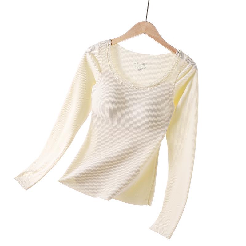 Women s Long Sleeve Merino Wool Silk Seamless Top with Chest Pads - Bra-Free Slimming Base Layer M (90-110 jin)
Women s Long Sleeve Merino Wool Silk Seamless Top with Chest Pads - Bra-Free Slimming Base Layer M (90-110 jin)