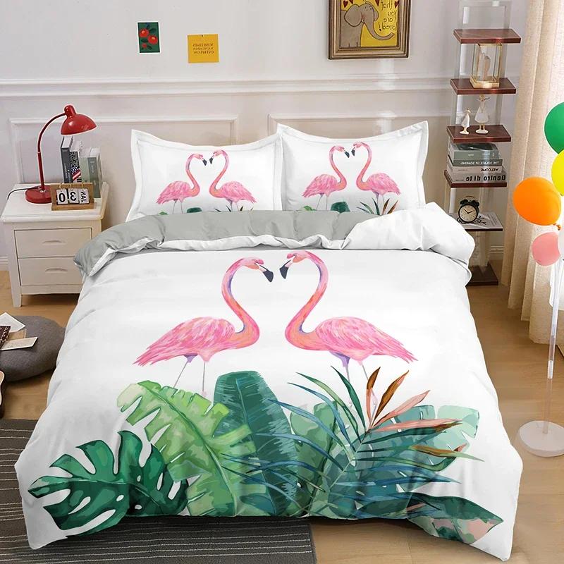 Cartoon Pink Flamingo Duvet Cover Single Double Queen Extra Large Girls Children Teenager Bedding Set 3 Pcs With 2 Pillowcases EU Single(135*200cm)3pcs
Cartoon Pink Flamingo Duvet Cover Single Double Queen Extra Large Girls Children Teenager Bedding Set 3 Pcs With 2 Pillowcases EU Single(135*200cm)3pcs