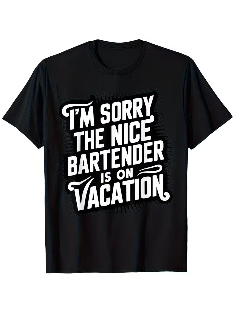 Funny Bartender T-Shirt for Men with I m Sorry XL
Funny Bartender T-Shirt for Men with I m Sorry XL