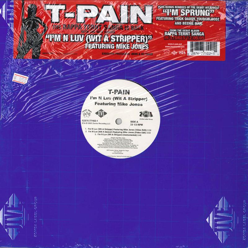 12inch Record T-PAIN - I m N Luv / I m Sprung 2 82876771021 JIVE 2005 US Rap & Hip-Hop/R&B Used
12inch Record T-PAIN - I m N Luv / I m Sprung 2 82876771021 JIVE 2005 US Rap & Hip-Hop/R&B Used