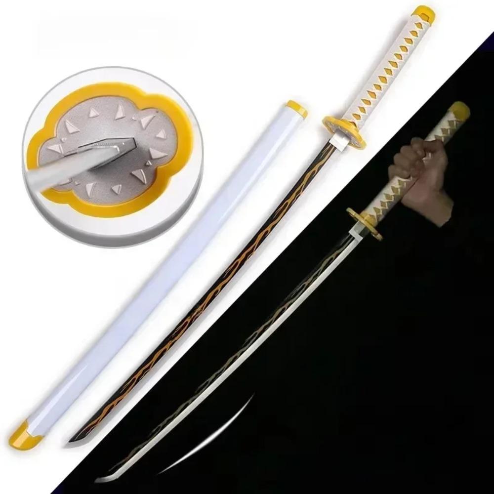31/40in Glow Demon Slayer Katana Wood Mitsuri Sword Animation Kimetsu No Yaiba Costume Play Real Dimension Japanese Katana Samurai Lightsabre 31inch
31/40in Glow Demon Slayer Katana Wood Mitsuri Sword Animation Kimetsu No Yaiba Costume Play Real Dimension Japanese Katana Samurai Lightsabre 31inch