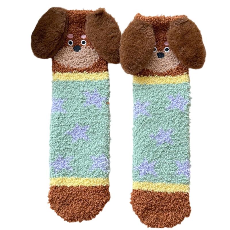 1Pair Floor Socks Warm Sleep Socks Cartoon Coral Fleece Socks Skin-friendly Thick Socks Comfortable Sausage Dog
1Pair Floor Socks Warm Sleep Socks Cartoon Coral Fleece Socks Skin-friendly Thick Socks Comfortable Sausage Dog