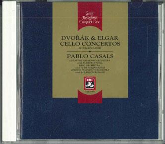 CD CASALS - Dvorak & Elger: Cello Concertos TOCE7813 EMI Japan Obi Classical Used
CD CASALS - Dvorak & Elger: Cello Concertos TOCE7813 EMI Japan Obi Classical Used