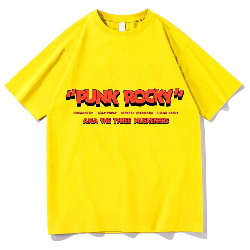 A$AP Rocky Punk Rocky Print T-shirt Fashion Casual Tshirts Short Sleeve Cotton Loose Women T Shirt O-neck Unisex Tees Streetwear 4XL
A$AP Rocky Punk Rocky Print T-shirt Fashion Casual Tshirts Short Sleeve Cotton Loose Women T Shirt O-neck Unisex Tees Streetwear 4XL