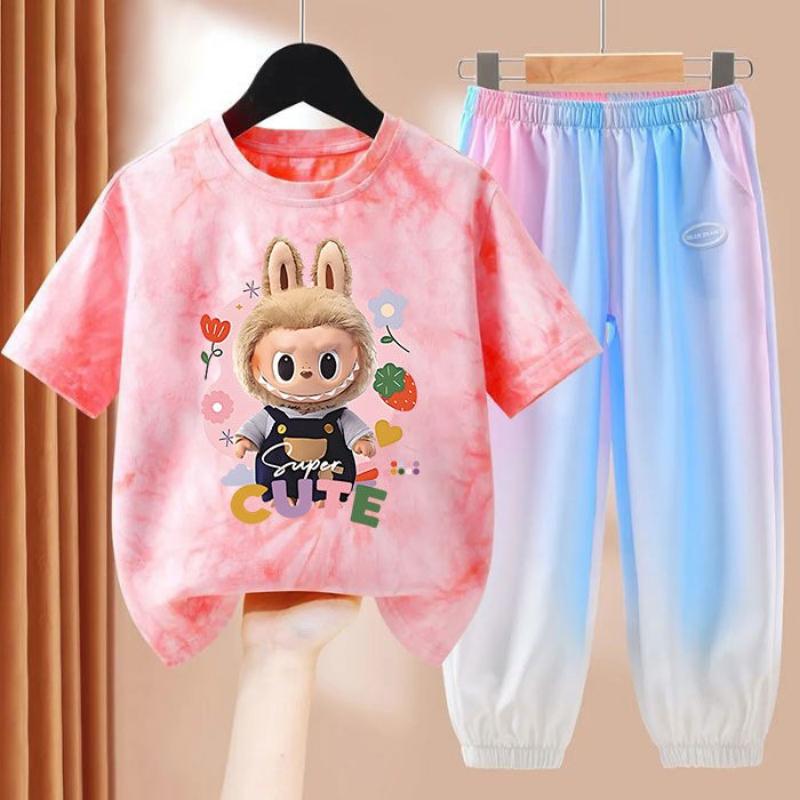 LBB Girls Dopamine Set Summer Children s Fashionable Short-sleeved T-shirt Ice Silk Set 160
LBB Girls Dopamine Set Summer Children s Fashionable Short-sleeved T-shirt Ice Silk Set 160