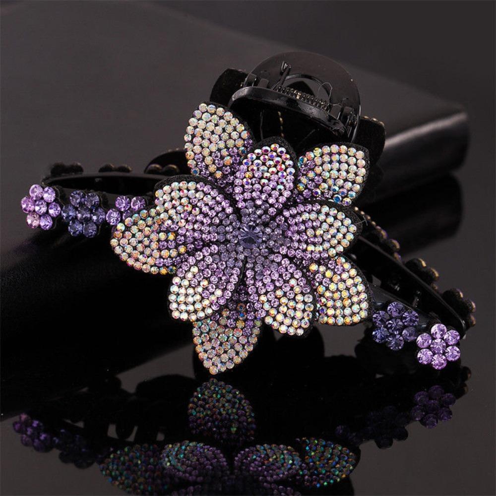 Headwear Flower Hair Claws Korean Style Rhinestone Hairgrip Fashion Ponytail Hair Clips Girls фиолетовый
Headwear Flower Hair Claws Korean Style Rhinestone Hairgrip Fashion Ponytail Hair Clips Girls фиолетовый