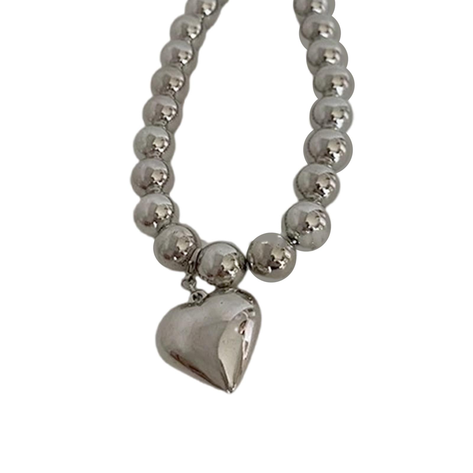 Ожерелье с подвеской в виде сердца, регулируемая цепочка, стильное ожерелье из бусин, текстура CCB, шейное украшение для женщины, девушки
Ожерелье с подвеской в виде сердца, регулируемая цепочка, стильное ожерелье из бусин, текстура CCB, шейное украшение для женщины, девушки