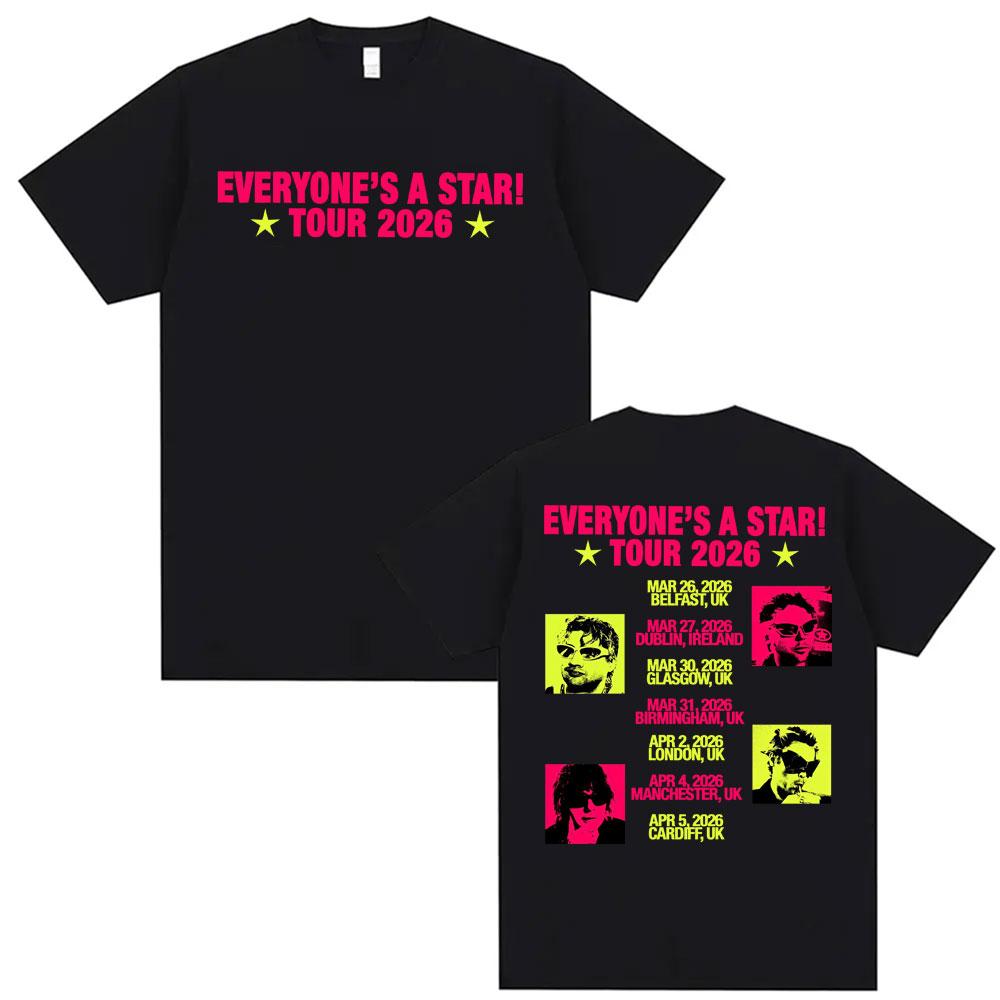 5 Seconds of Summer Everyone s A Star 2026 World Tour T-shirts Men Women Casual Cotton Oversized Y2K Shirt Harajuku Hip Hop Tops 5XL різнокольоровий
5 Seconds of Summer Everyone s A Star 2026 World Tour T-shirts Men Women Casual Cotton Oversized Y2K Shirt Harajuku Hip Hop Tops 5XL різнокольоровий