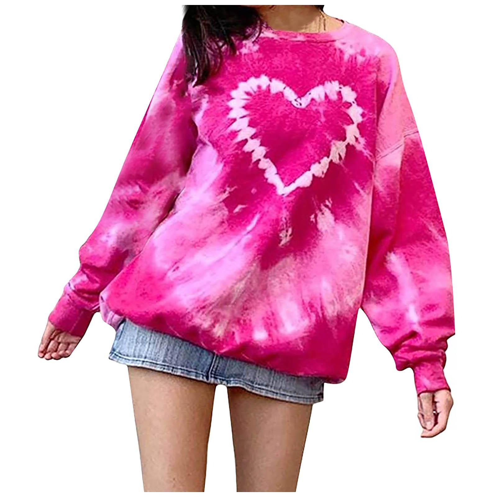 (SU)Ladies Casual Print Round Neck Long Sleeve Loose Oversized Sweatshirt 
(SU)Ladies Casual Print Round Neck Long Sleeve Loose Oversized Sweatshirt