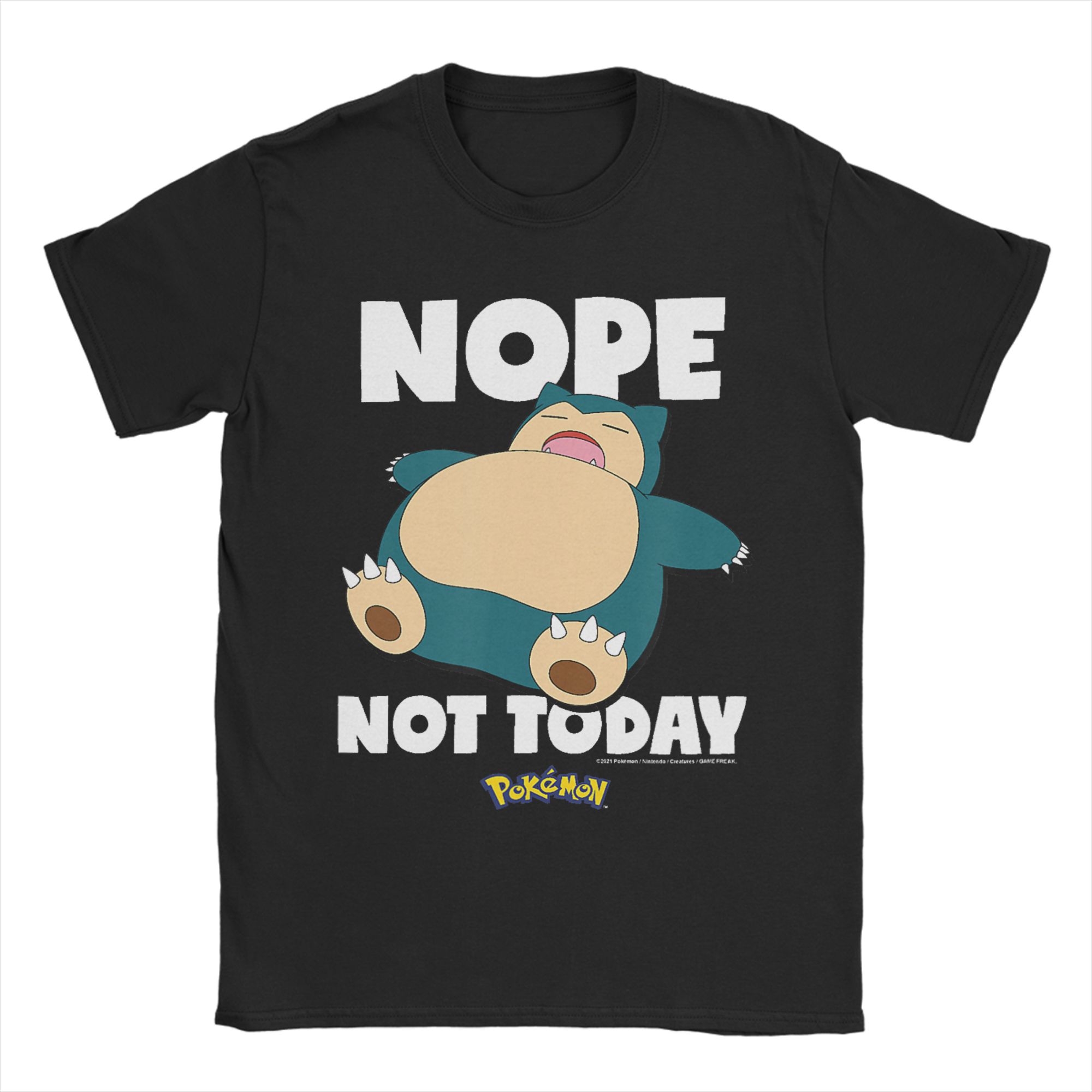 Nope Not Today Snorlax TShirt Summer Popular T Shirts Unisex 100 Cotton Crewneck Plus Size Clothing Short Sleeve Vintage Tshirt S
Nope Not Today Snorlax TShirt Summer Popular T Shirts Unisex 100 Cotton Crewneck Plus Size Clothing Short Sleeve Vintage Tshirt S