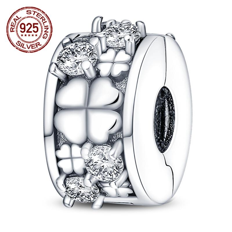 S925 Silver Fixed Buckle Series Star Four-leaf Clover Charms Fit 3MM Bracelet DIY Beads For Women Fine Jewelry Gift 20mm
S925 Silver Fixed Buckle Series Star Four-leaf Clover Charms Fit 3MM Bracelet DIY Beads For Women Fine Jewelry Gift 20mm