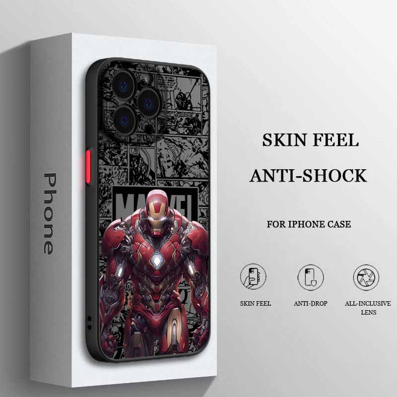 Spider-Man Iron Man For iPhone 17 Air 16E 16 15 14 13 12 11 8 7 mini Pro Max Plus Frosted Translucent Soft Phone Case iPhone 17 Pro Max
Spider-Man Iron Man For iPhone 17 Air 16E 16 15 14 13 12 11 8 7 mini Pro Max Plus Frosted Translucent Soft Phone Case iPhone 17 Pro Max