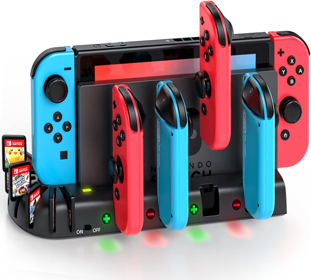 Перемикач Organic EL Charging Stand Integrated with Switch Dock Тримач для заряджання KDD Одночасне заряджання Швидкий зарядний пристрій 4 зі світлодіодним заряджанням
Перемикач Organic EL Charging Stand Integrated with Switch Dock Тримач для заряджання KDD Одночасне заряджання Швидкий зарядний пристрій 4 зі світлодіодним заряджанням