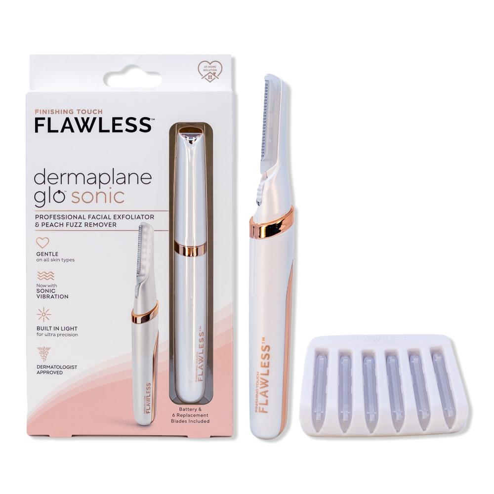 Flawless by Finishing Touch Отшелушивающее средство для лица Dermaplane Glo Sonic Lighted 
Flawless by Finishing Touch Отшелушивающее средство для лица Dermaplane Glo Sonic Lighted