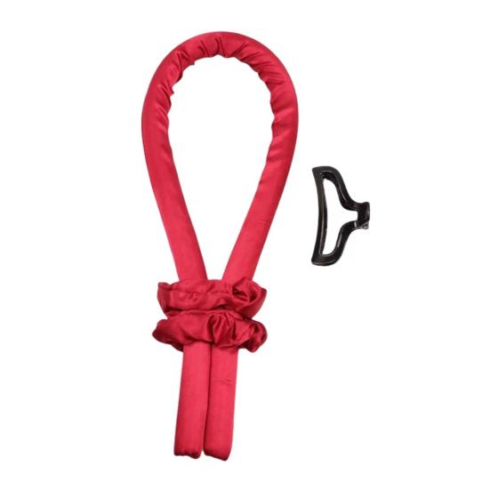 No Heat Hair Curling Rod Headband with 2 Scrunchies Claw Clip Overnight Sleeping Silk Ribbon Hair Curler Women Long Hair Curls Roller Styling Tool червоний
No Heat Hair Curling Rod Headband with 2 Scrunchies Claw Clip Overnight Sleeping Silk Ribbon Hair Curler Women Long Hair Curls Roller Styling Tool червоний