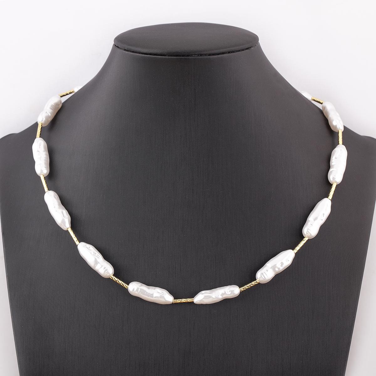 Nidin New Trendy Long Strip Shape Pearl Chain Necklace 2 Styles For Women Lady Wedding Party Light Luxury Jewelry Accessories
Nidin New Trendy Long Strip Shape Pearl Chain Necklace 2 Styles For Women Lady Wedding Party Light Luxury Jewelry Accessories