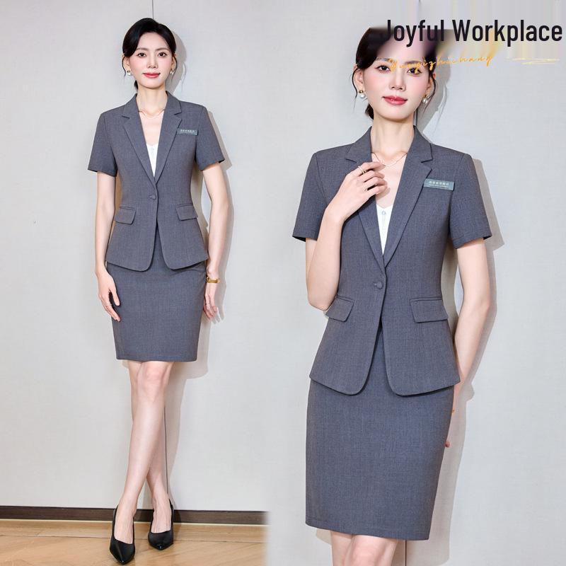 Women s Summer Black Professional Skirt Suit - Petite Formal Workwear for Hotel Managers XXXL
Women s Summer Black Professional Skirt Suit - Petite Formal Workwear for Hotel Managers XXXL