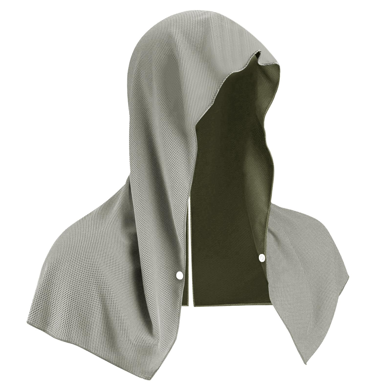 Summer Hooded Cool Towel Sun Protection Insulation Quick Drying Headscarf with Buttons for Hiking Fishing Outdoor Beach Sports сірий
Summer Hooded Cool Towel Sun Protection Insulation Quick Drying Headscarf with Buttons for Hiking Fishing Outdoor Beach Sports сірий