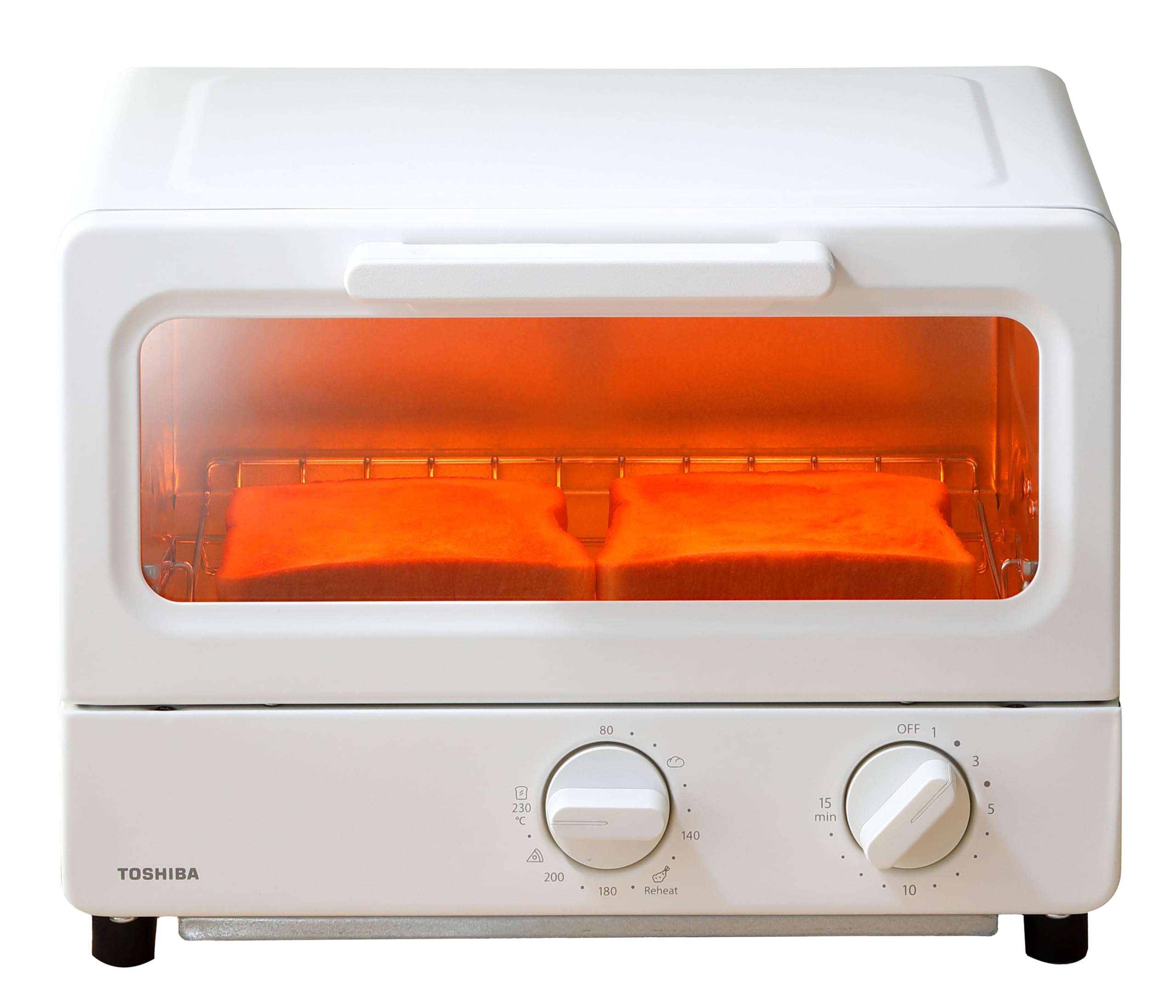 TOSHIBA Toaster Oven Toaster 2 Pieces Temperature Adjustment Function with Saucer Included Timer 15 Minutes Milky White (Toshiba) HTR-PZ3(W)
TOSHIBA Toaster Oven Toaster 2 Pieces Temperature Adjustment Function with Saucer Included Timer 15 Minutes Milky White (Toshiba) HTR-PZ3(W)