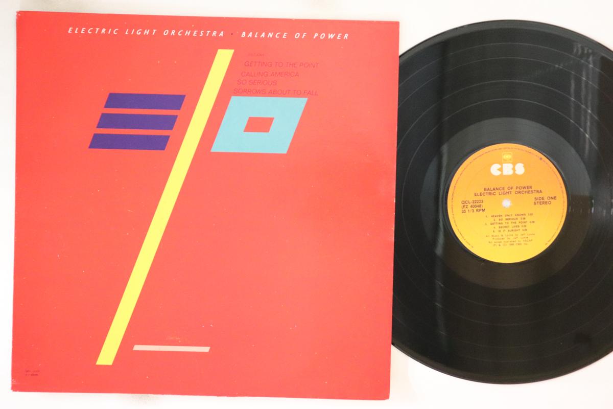LP Record ELECTRIC LIGHT ORCHESTRA - Balance Of Power QCL22223 CBS 1986 Philippine Rock Used
LP Record ELECTRIC LIGHT ORCHESTRA - Balance Of Power QCL22223 CBS 1986 Philippine Rock Used