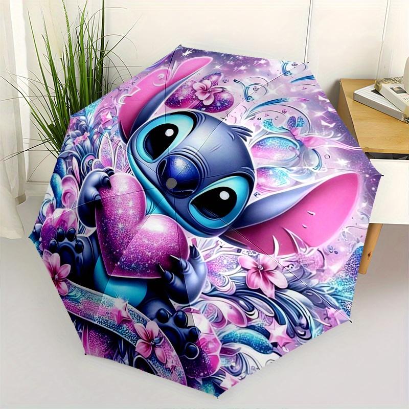 Stitch Heart Fully automatic themed umbrella 8 ribs durable iron frame, tri fold compact design, perfect as a gift, travel umbrella, unise
Stitch Heart Fully automatic themed umbrella 8 ribs durable iron frame, tri fold compact design, perfect as a gift, travel umbrella, unise