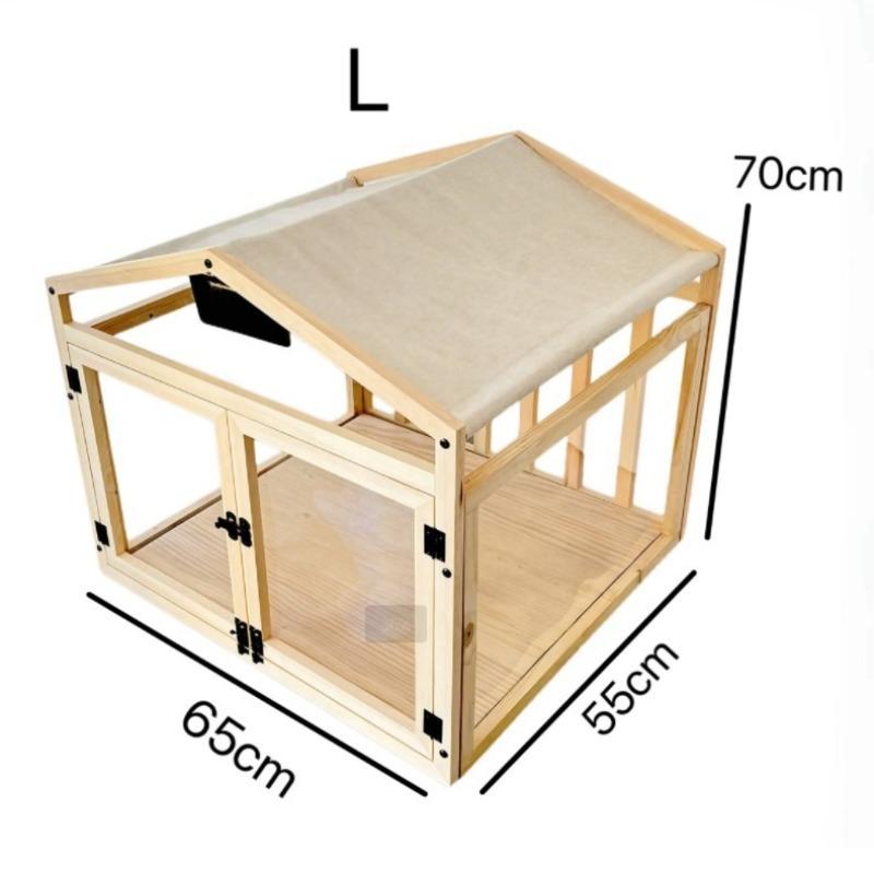 Wooden Transparent Pet House with Double Doors Indoor Dog Cat Crate Fence Stable Safe Houses for Small To Medium Cats Dogs
Wooden Transparent Pet House with Double Doors Indoor Dog Cat Crate Fence Stable Safe Houses for Small To Medium Cats Dogs