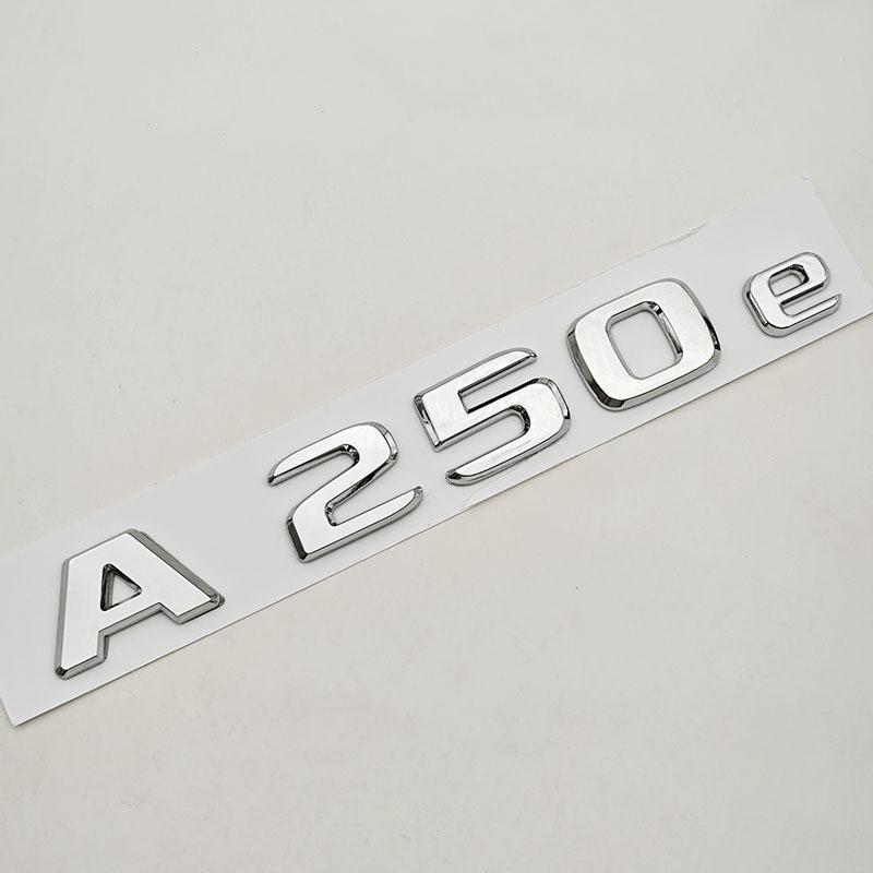 NEW 3D ABS Car Letters Logo A250e Badge Sticker Rear Trunk Emblem Decals For Mercedes Benz A250e W177 Tail Marking Accessories
NEW 3D ABS Car Letters Logo A250e Badge Sticker Rear Trunk Emblem Decals For Mercedes Benz A250e W177 Tail Marking Accessories