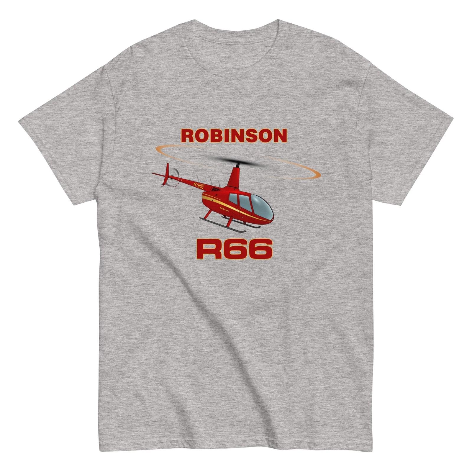 Robinson R66 (красный) Футболка с вертолетом - Персонализированная с вашим номером N# XL
Robinson R66 (красный) Футболка с вертолетом - Персонализированная с вашим номером N# XL