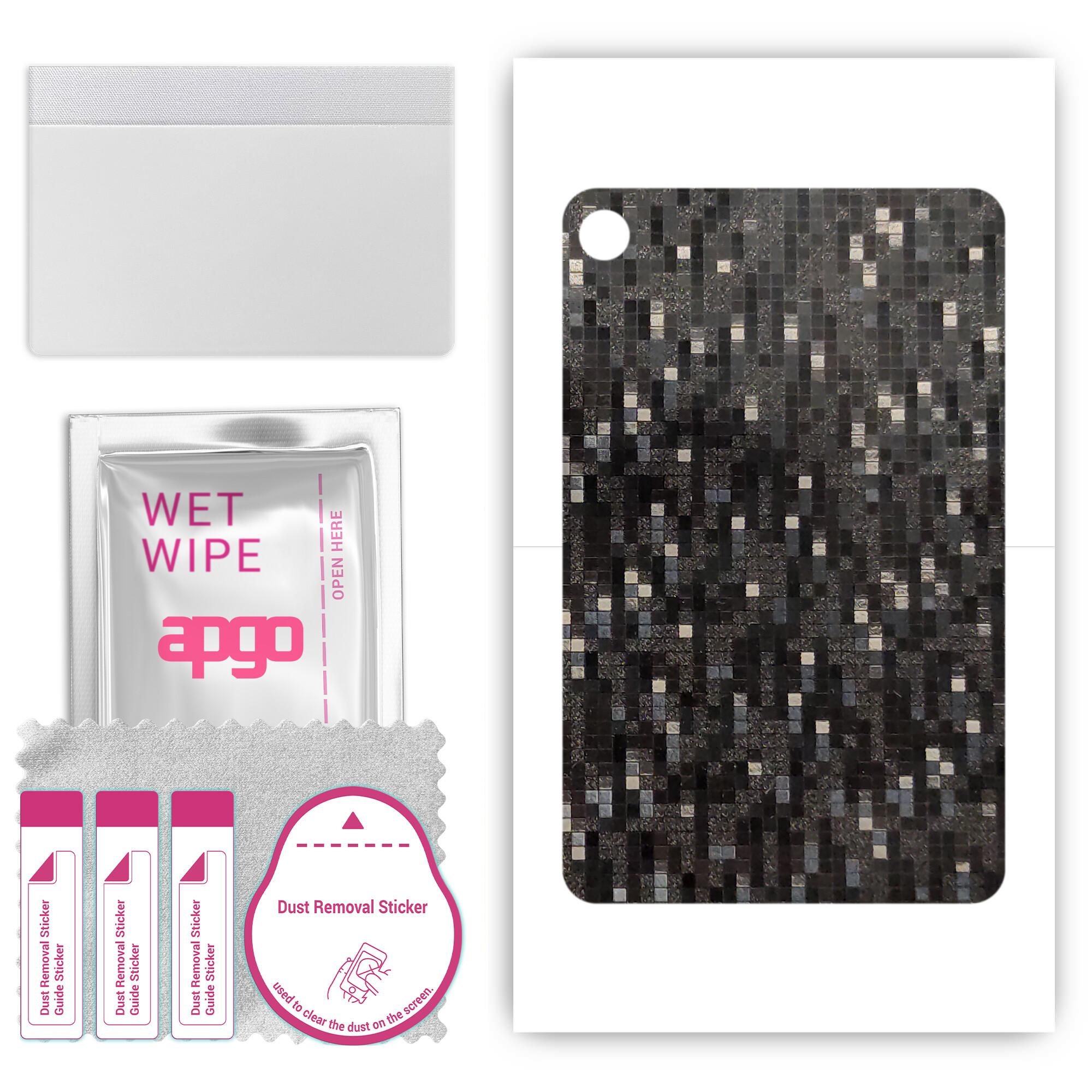 apgo Protective Skin Sticker for the back compatible with Lenovo Tab B10, Wrap Film, Foil, Vinyl - Pattern Carbon Black Pixel
apgo Protective Skin Sticker for the back compatible with Lenovo Tab B10, Wrap Film, Foil, Vinyl - Pattern Carbon Black Pixel