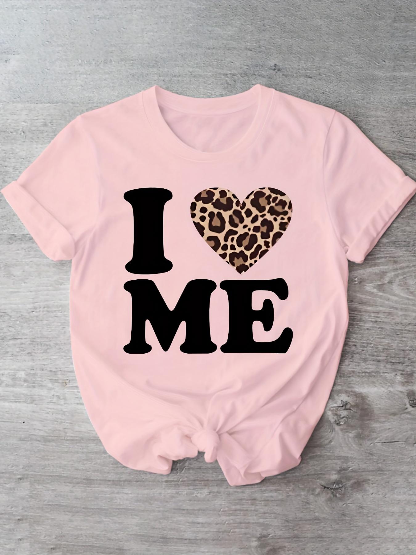 WomenS I Me Leopard Heart Print TShirt Casual Comfortable Crew Neck Short Sleeve Tee Perfect for Casual Attire Trendy Casual 4XL
WomenS I Me Leopard Heart Print TShirt Casual Comfortable Crew Neck Short Sleeve Tee Perfect for Casual Attire Trendy Casual 4XL