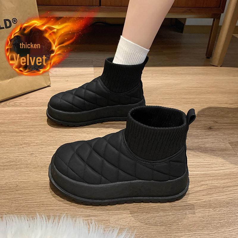 Женские зимние водонепроницаемые ботинки на толстой подошве 2024 года - на бархатной подкладке, хлопковые ботинки на платформе 38 чёрный
Женские зимние водонепроницаемые ботинки на толстой подошве 2024 года - на бархатной подкладке, хлопковые ботинки на платформе 38 чёрный