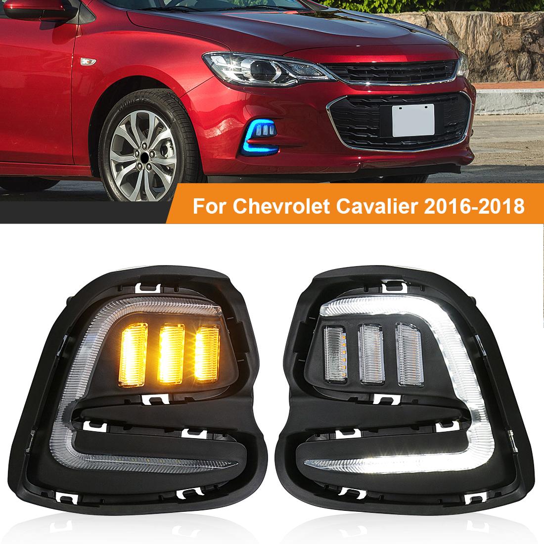 Светодиодные ДХО для Chevrolet Cavalier 2016 2017 2018 2019 дневные ходовые огни поворотный сигнал противотуманные фары белый желтый синий автомобильные аксессуары
Светодиодные ДХО для Chevrolet Cavalier 2016 2017 2018 2019 дневные ходовые огни поворотный сигнал противотуманные фары белый желтый синий автомобильные аксессуары